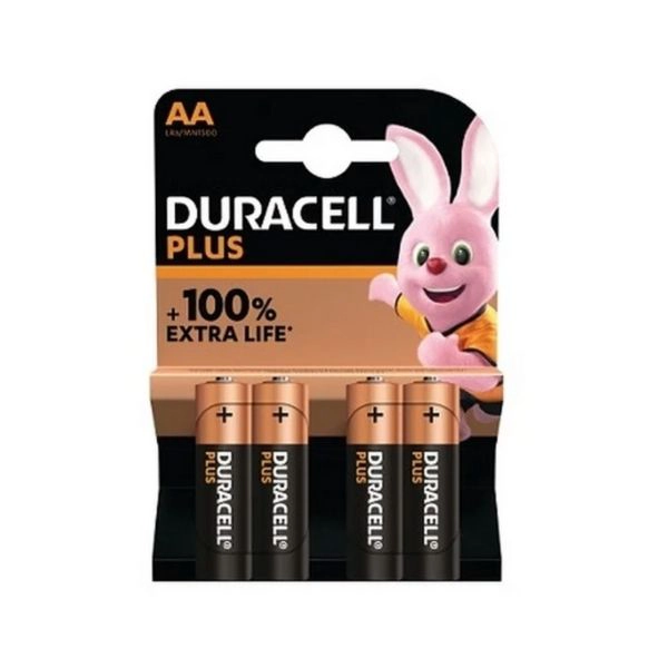 Duracell - Batteria Plus 100 AA Blister da 4