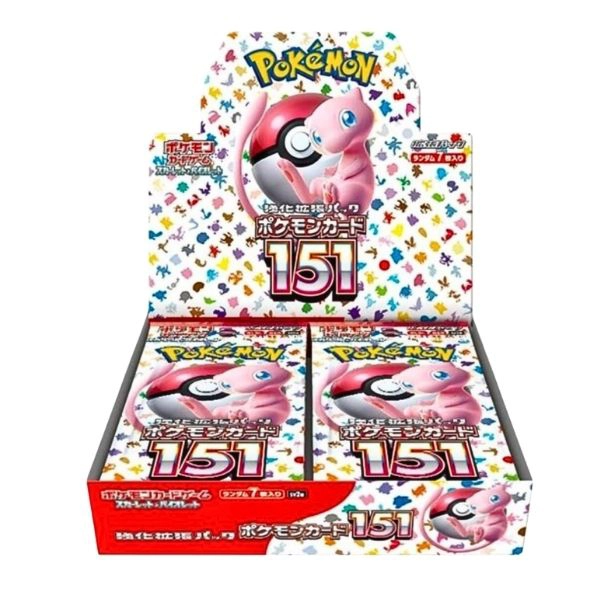 Pokemon 151 Booster Box 20 bustine versione Giapponese