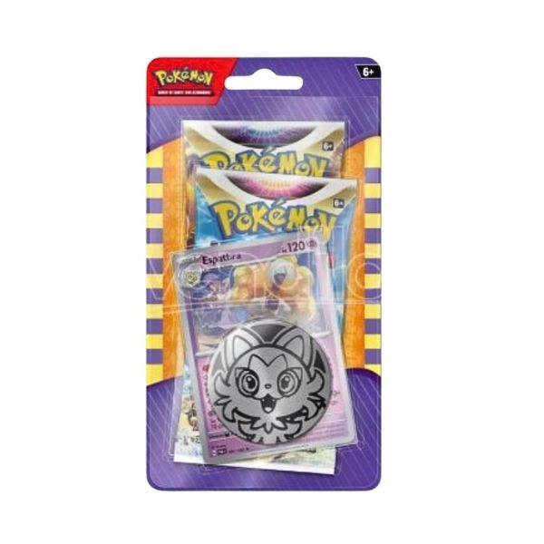 Pokémon TCG Blister 2 Buster con Moneta Espathra (ITA)