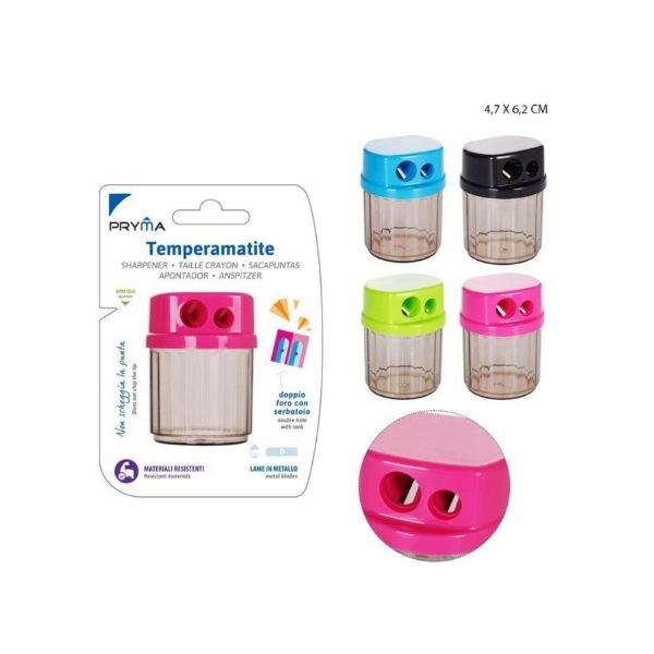 Pryma - Temperamatite Doppio Foro 47x62mm