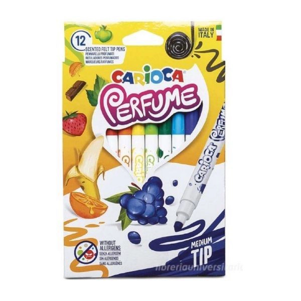 Pennarelli Carioca Perfume - Set 12 colori profumati