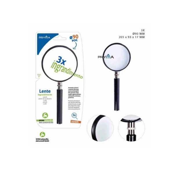 Pryma - Lente d'Ingrandimento 3X Ø90mm