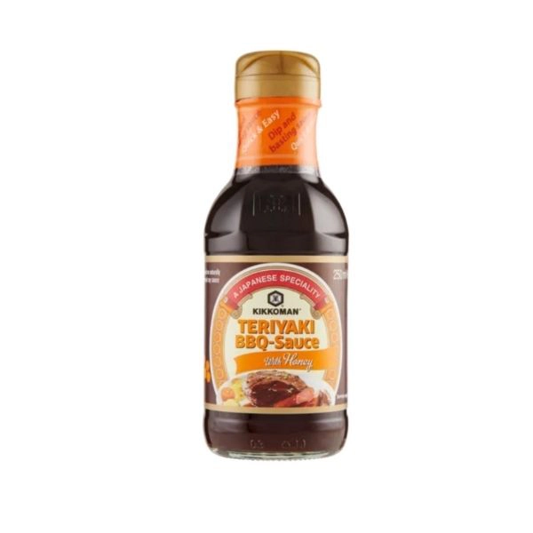 Salsa Teriyaki BBQ con Miele - Kikkoman (250ml)