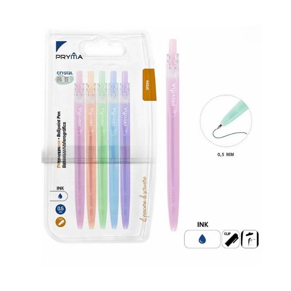 Pryma Penna Cancellabile 4 Colori 0.7mm Blu