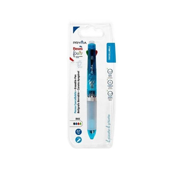 Pryma Penna Cancellabile 4 Colori 0.7mm Blu