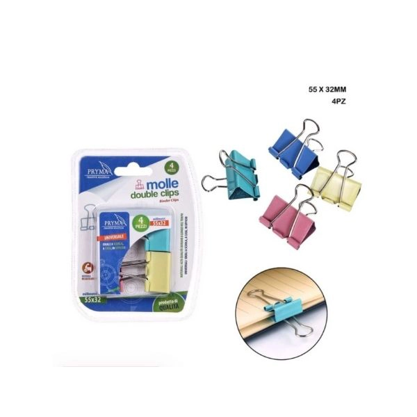 Dc - Molle Double Clips 55X32Mm 4Pz