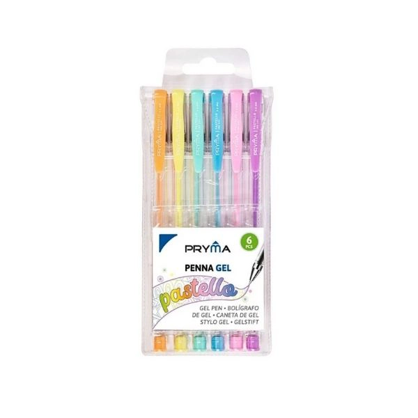 Pryma - Penna Gel Pastello 6 Colori