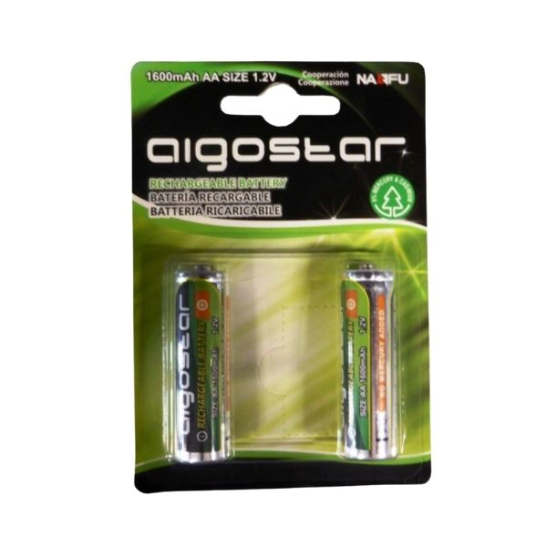 Batterie Aigostar Ricaricabili AA 1600mAh 1.2V BL2