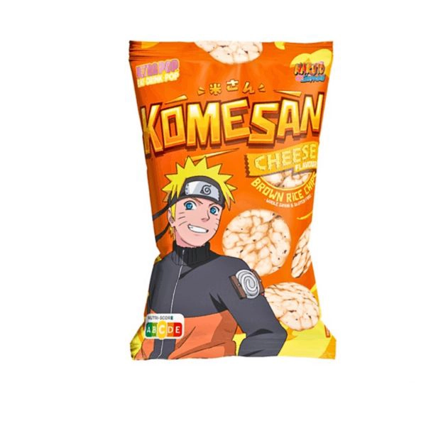 Ultra Pop Komesan Cheese Naruto Brown Rice Chips 60g