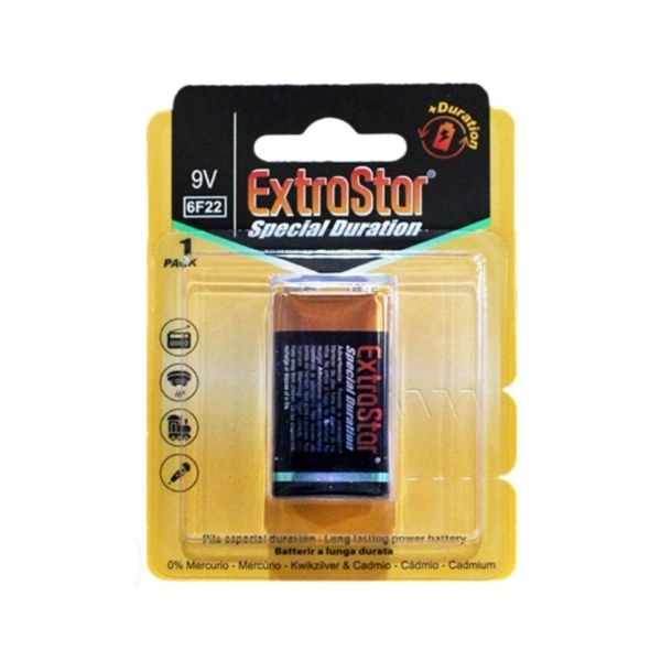Pila Normale 9V ExtraStor Special Duration BL1