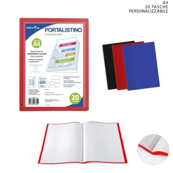 Pryma - Portalistino Flessibile Personalizzabile A4