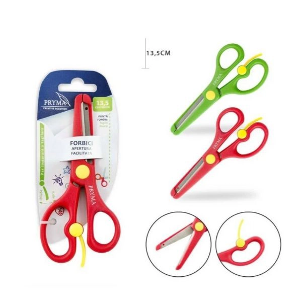 Forbici Pryma 12.5cm con Punta Tonda e Apertura Facilitata