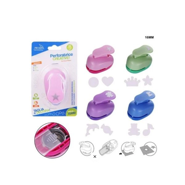 Pryma - Perforatrice fogli creative 10Mm