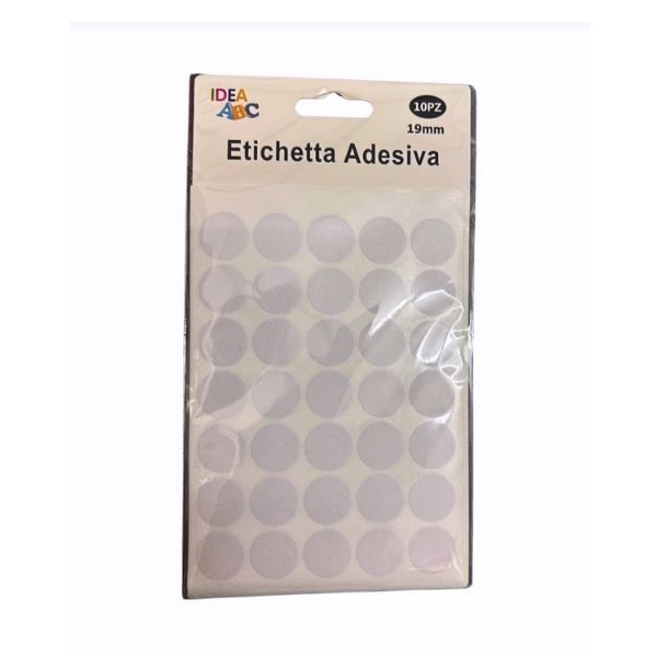 Etichette Adesive Rotonde - 10 Pezzi