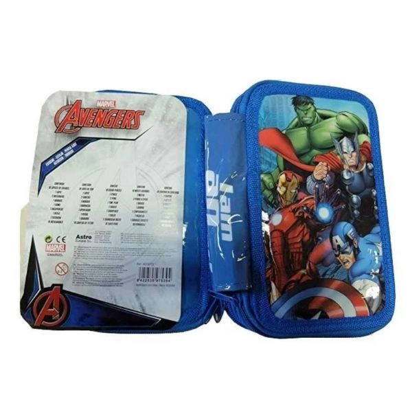 Astuccio 3 Zip Avengers Marvel
