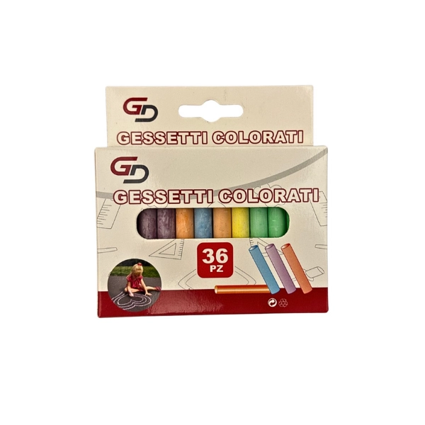 GD - Gessetti Big Colorati 6 Pezzi