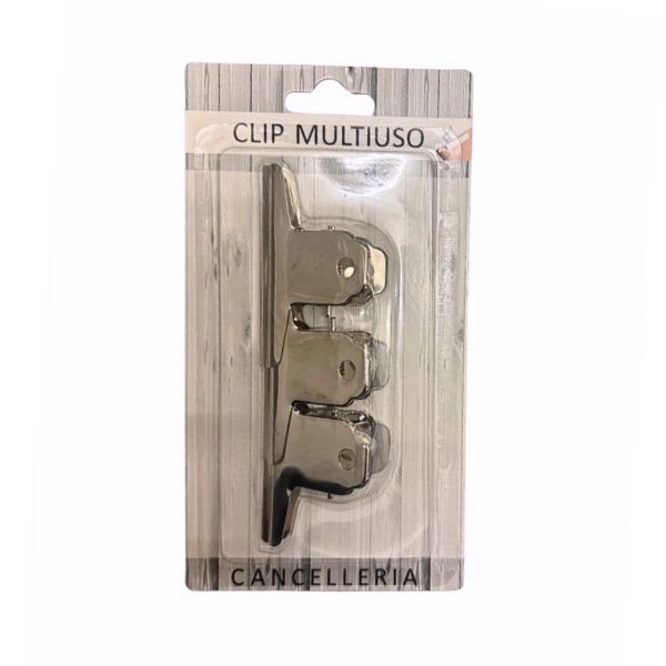 Clip Multiuso - 3 Pezzi