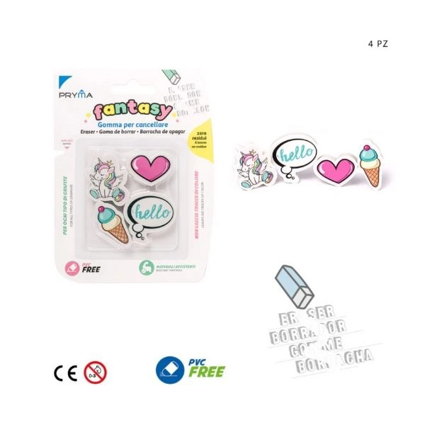 Pryma - Gomma Fantasy1 4Pz Bl