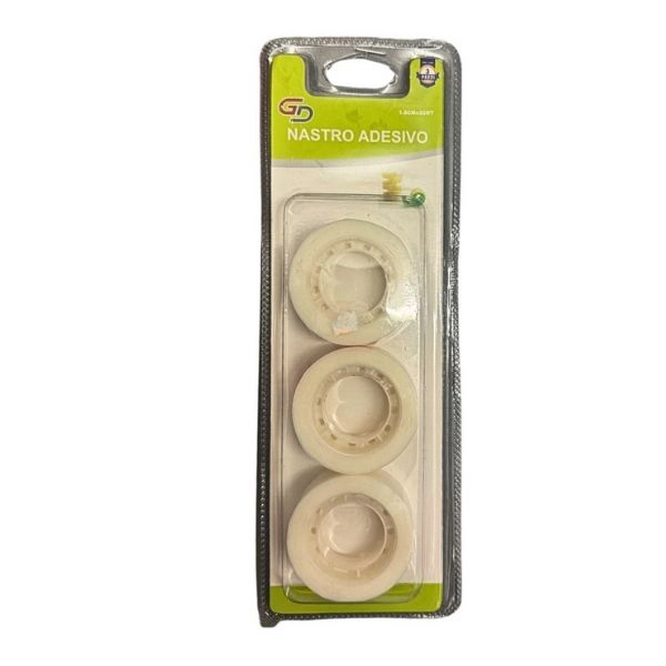 Nastro Adesivo Trasparente - Set 3 Pezzi