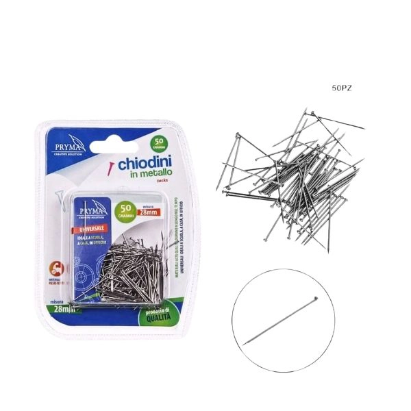 Dc - Chiodini Metallo 28Mm 50G