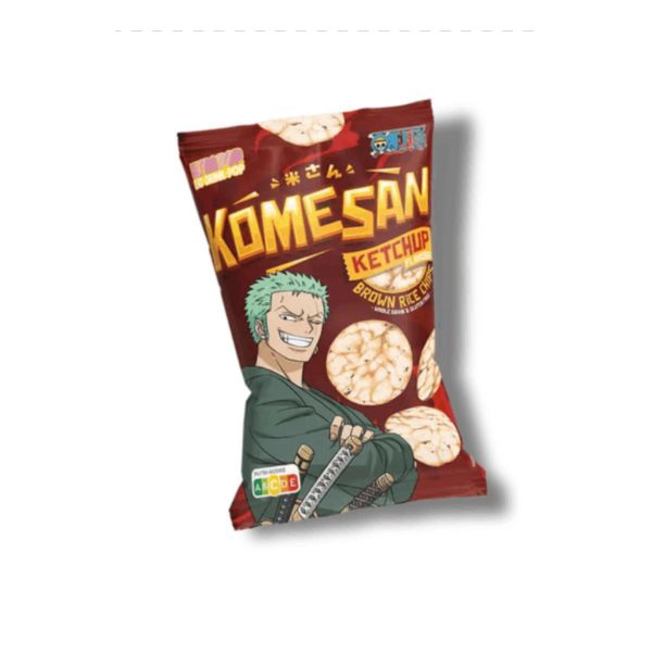 One Piece Zoro Komesan Ketchup Brown Rice Chips 60g