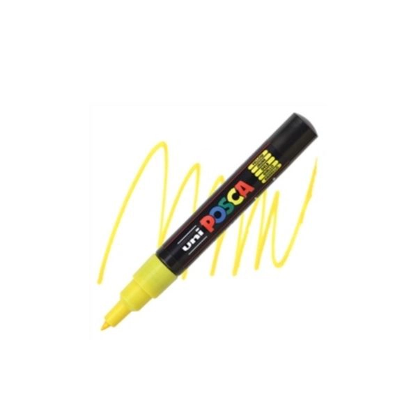 Acrylic Marker Posca PC-1M Extra Fine Yellow