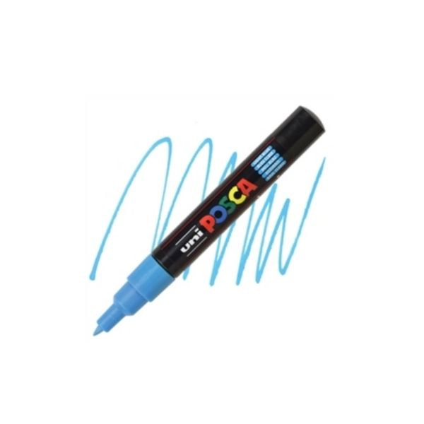 Acrylic Marker Posca PC-1M Extra Fine Light Blue