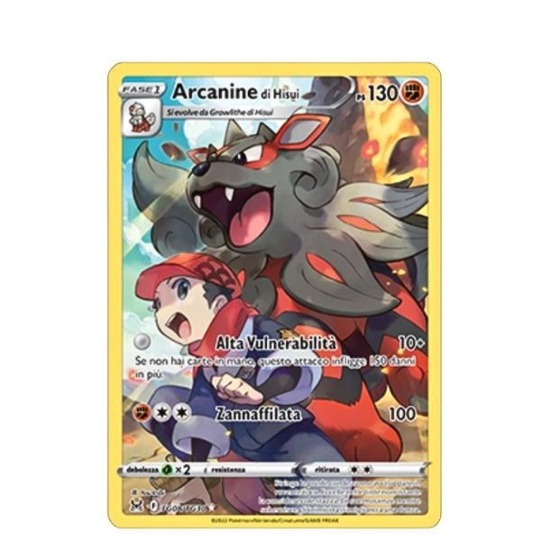 Pokémon Carta Singola Arcanine di Hisui ITA