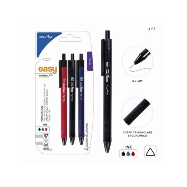 Pryma - Penna Olio Triangolare Easy