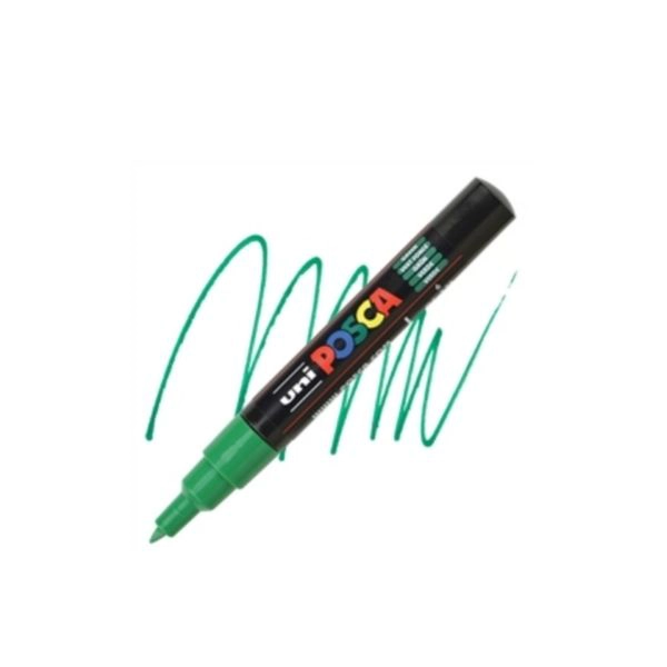 Acrylic Marker Posca PC-1M Extra Fine Green