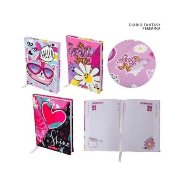 Diario Fantasy Femmina - Pryma
