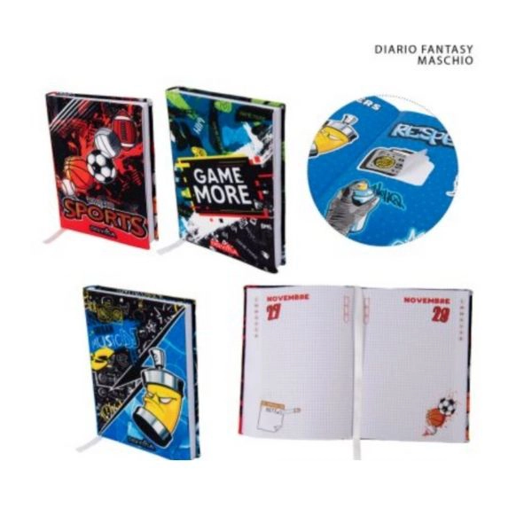 Diario Fantasy Maschio - Pryma