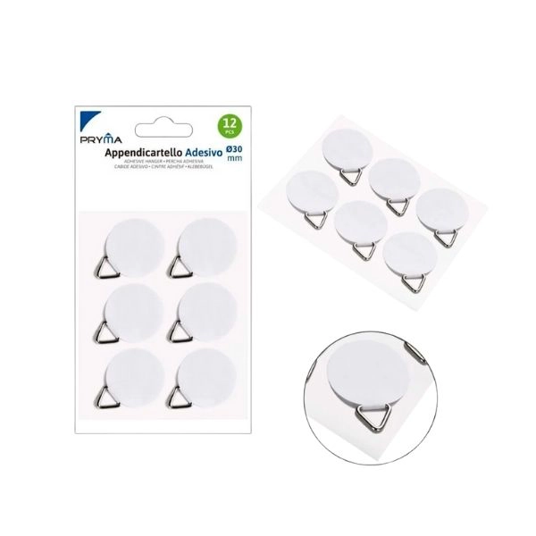 Pryma - Appendicartello adesivo 10.6 8.4Cm 6 pz