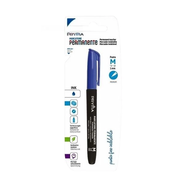 MARCATORE PERMANENTE PRYMA PUNTA M - BLU