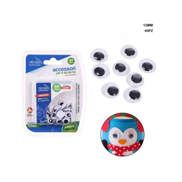 Pryma - Occhio Adesivo 12Mm