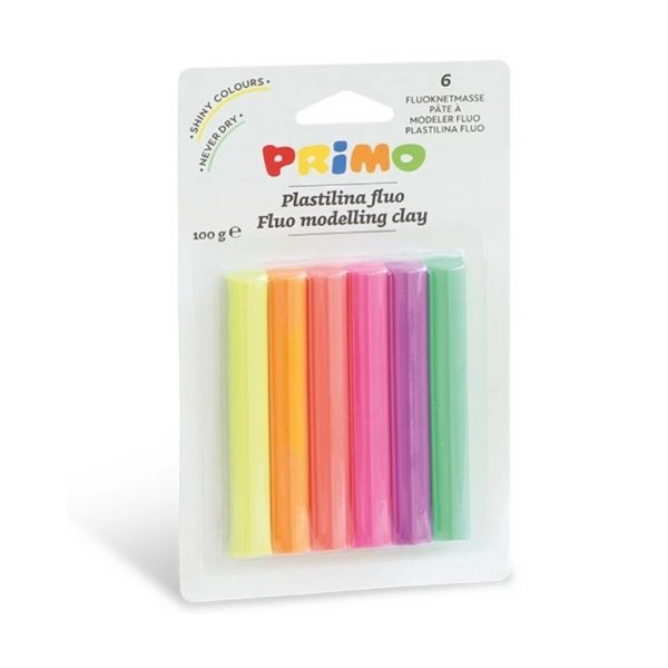 Primo - Plastilina Fluo 6 Colori