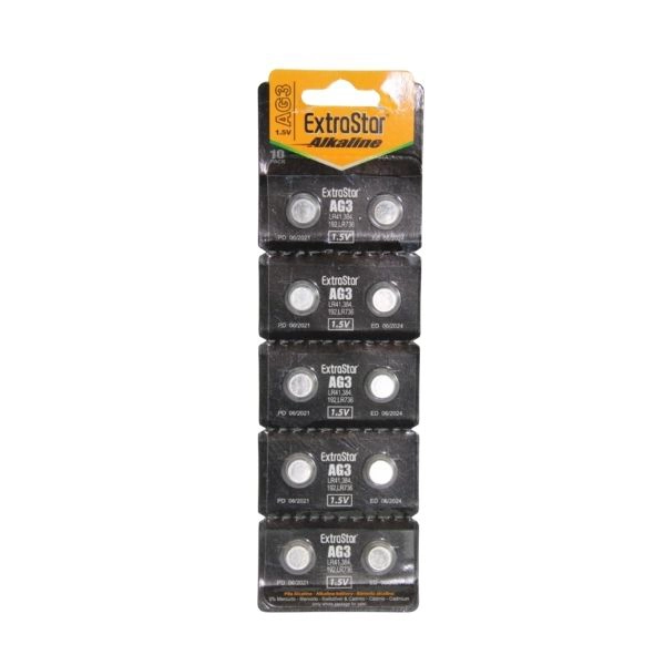 ExtraStar AG3 Batteria Alcalina 1.5V
