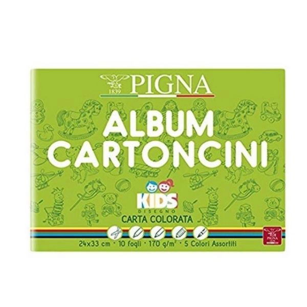 Album Cartoncini Colorati Kids 24x33 cm