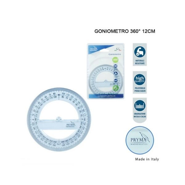 Pryma - Goniometro 360° 12 cm