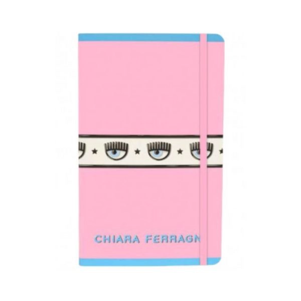 Quaderno Cartonato con Elastico 13x21 cm Chiara Ferragni Pigna