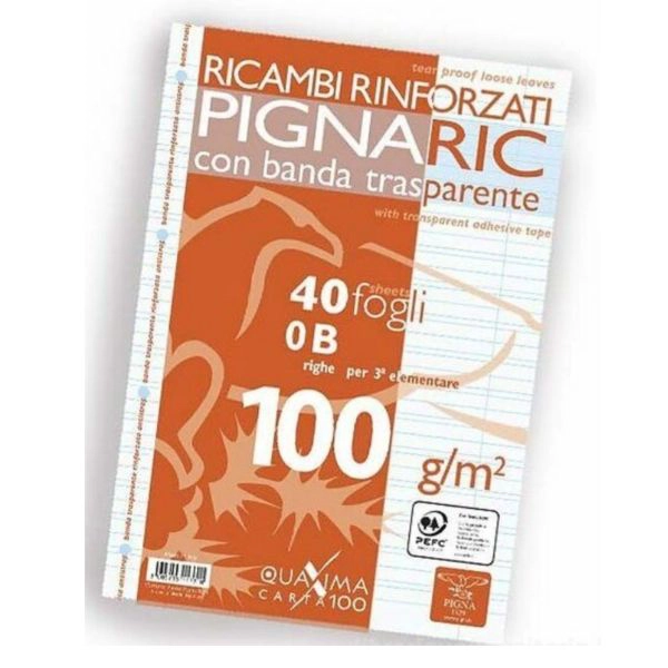 Blocco Ricambi Rinforzati PignaRic A4 - 40 Fogli