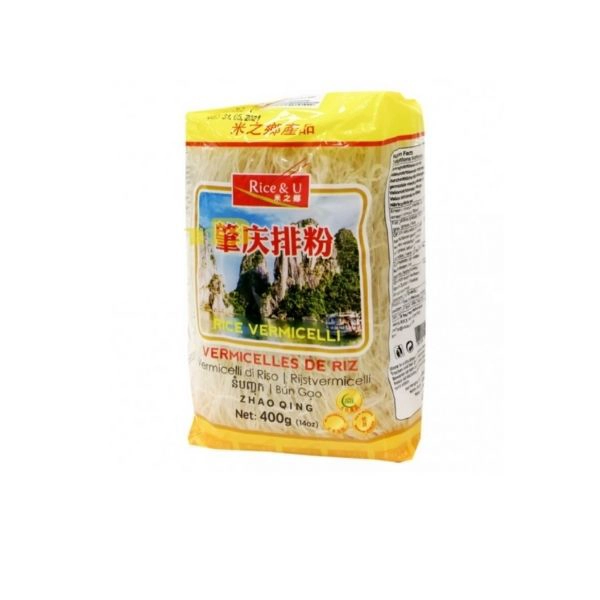 Rice&U Vermicelli di Riso - Spaghetti di Riso 400g