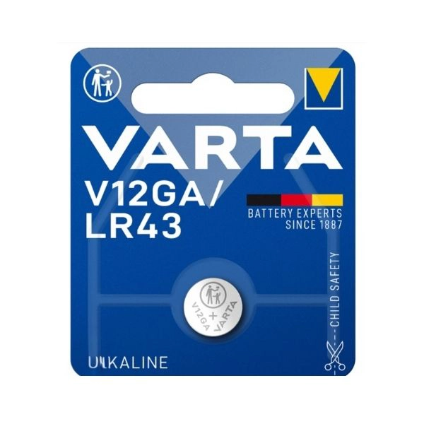Varta V12GA LR43 Batteria Alcalina