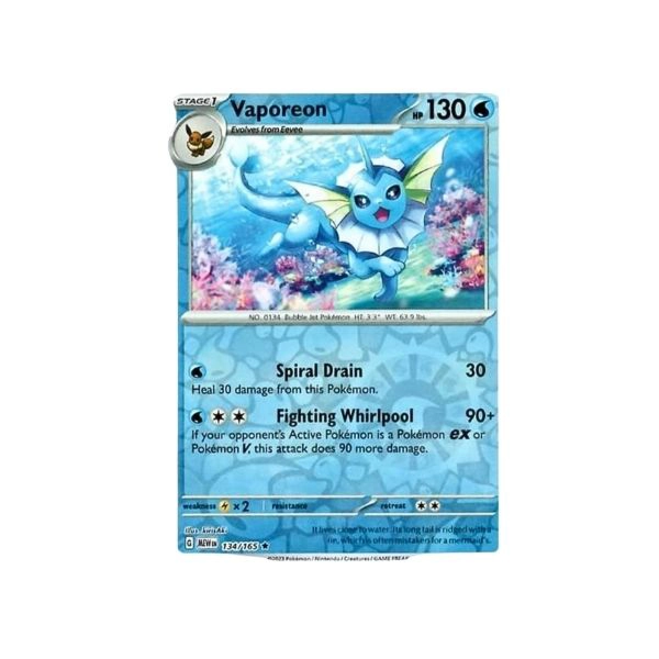 Pokémon Carta Singola Vaporeon (ITA)