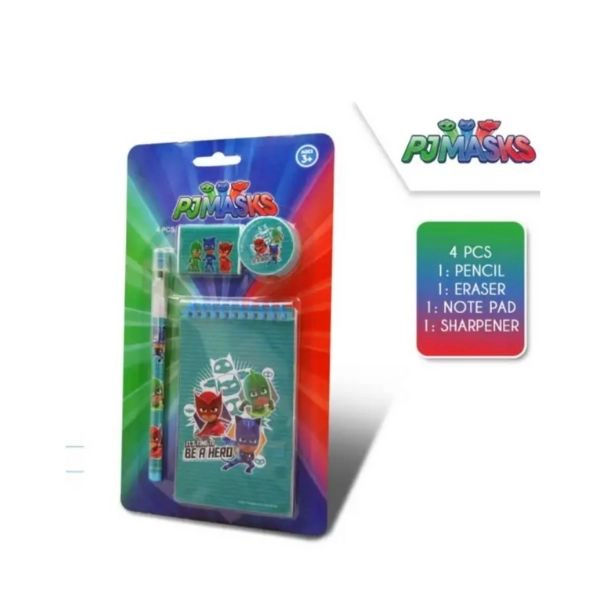 Set Cancelleria PJ Masks – 3PACCI DI 4 Pezzi!