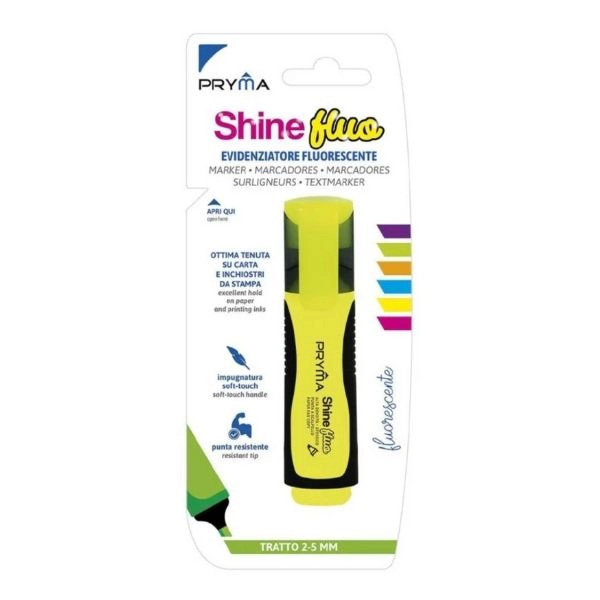 Evidenziatore Pryma Shine Fluo - Arancione Fluo
