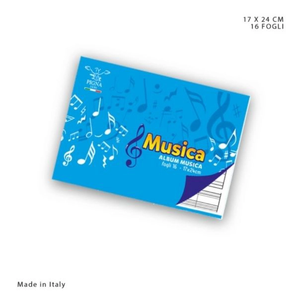 Album Musica Pigna 17x24 cm - 16 Fogli