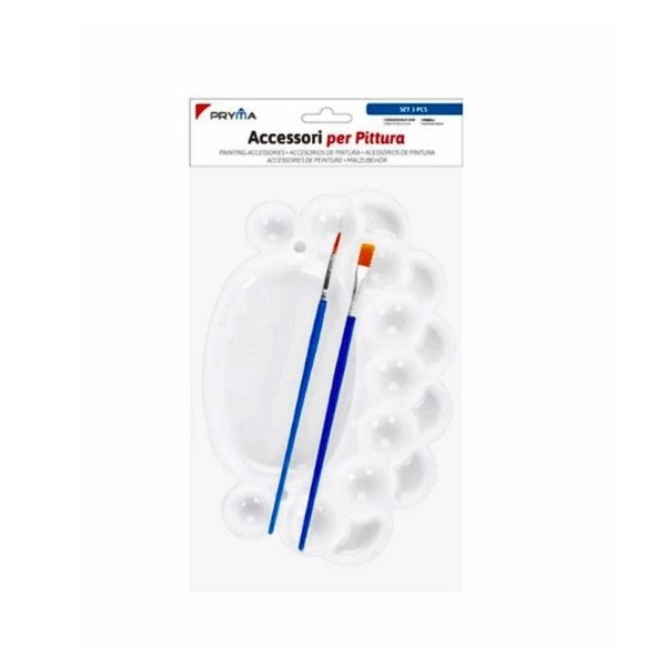 Pryma - Tavolozza Con Pennelli