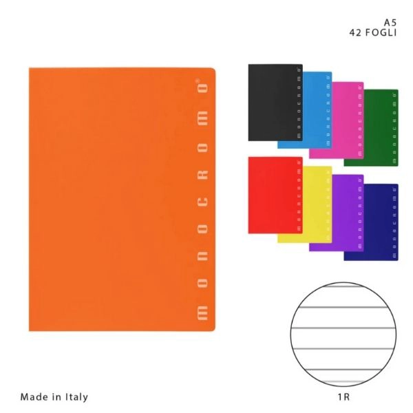 Quaderno Pigna Monocromo A5 42FF 1R