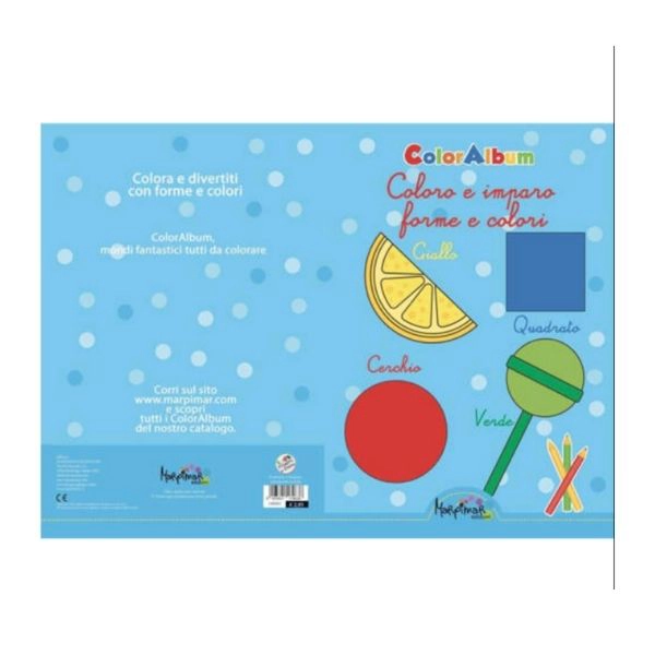 Libro da Colorare Forme e Colori - 16 Pagine - Marpimar
